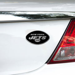 New York Jets Molded Chrome Plastic Emblem