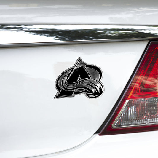 Colorado Avalanche Molded Chrome Plastic Emblem - Colorado Avalanche