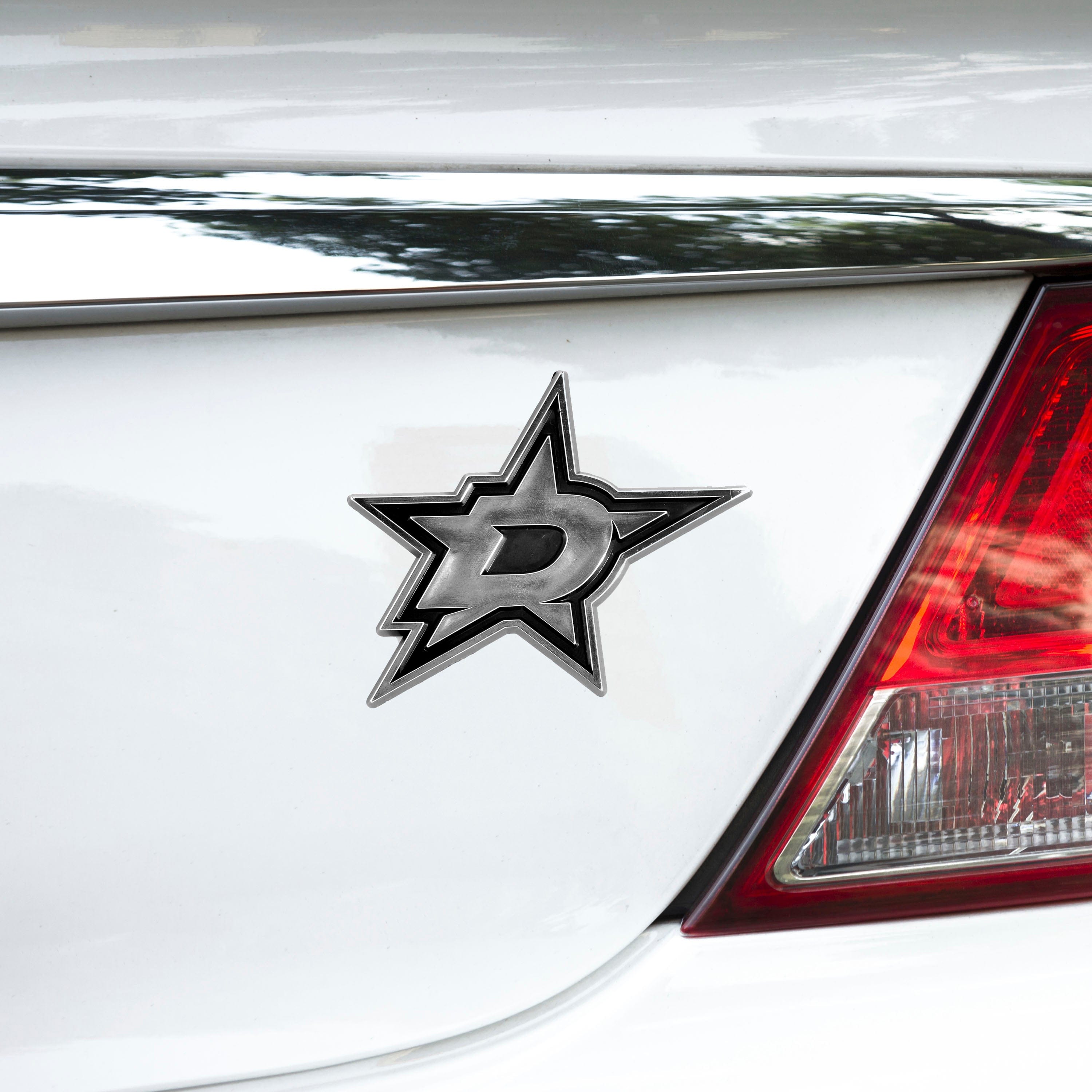 Dallas Stars Molded Chrome Plastic Emblem - Dallas Stars