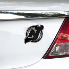 New Jersey Devils Molded Chrome Plastic Emblem