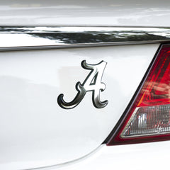 Alabama Crimson Tide Molded Chrome Plastic Emblem