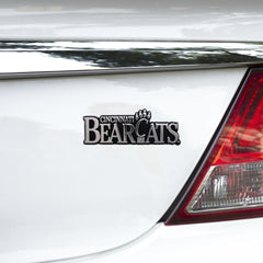 Cincinnati Bearcats Molded Chrome Plastic Emblem