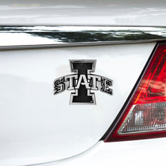 Iowa State Cyclones Molded Chrome Plastic Emblem