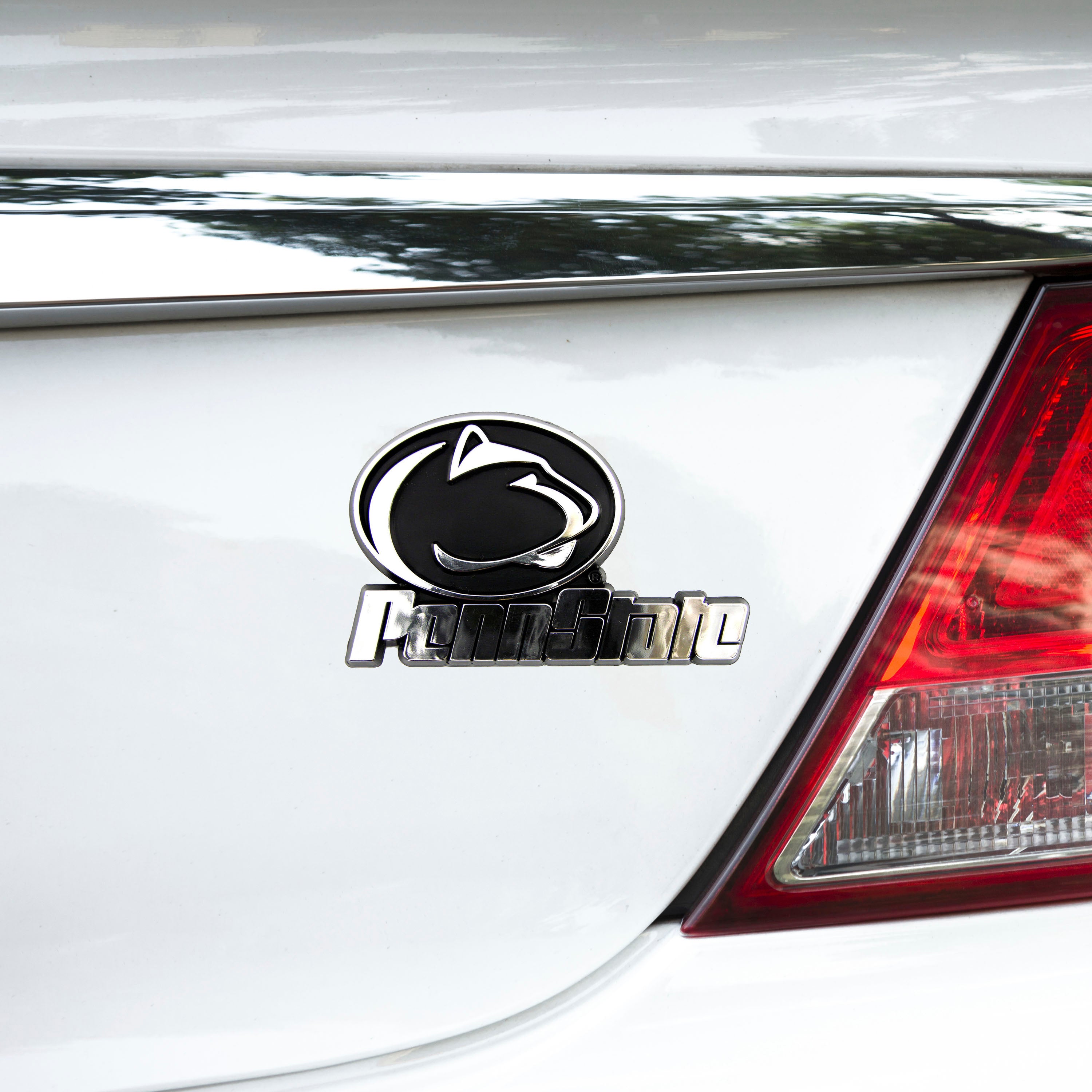 Penn State Nittany Lions Molded Chrome Plastic Emblem