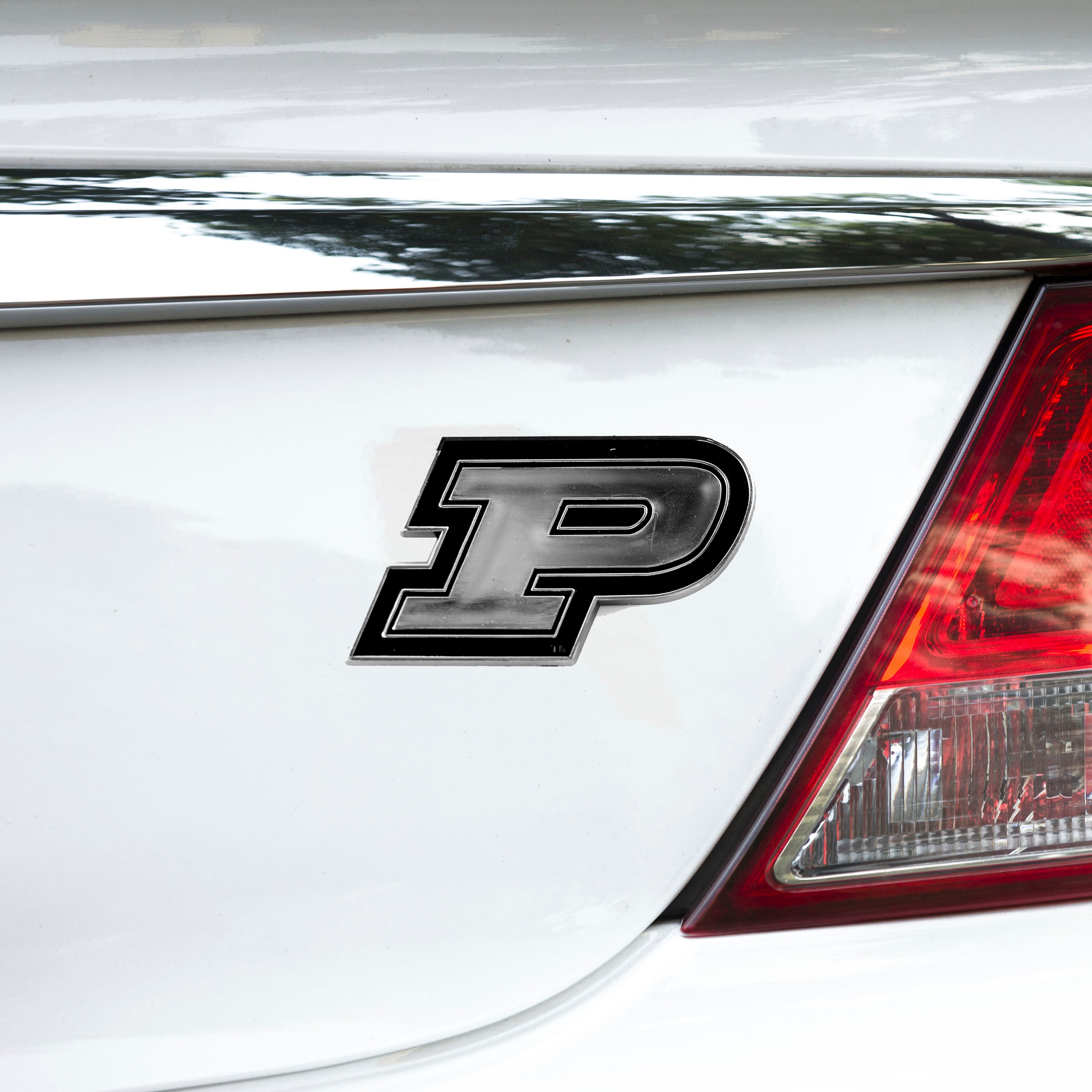 Purdue Boilermakers Molded Chrome Plastic Emblem