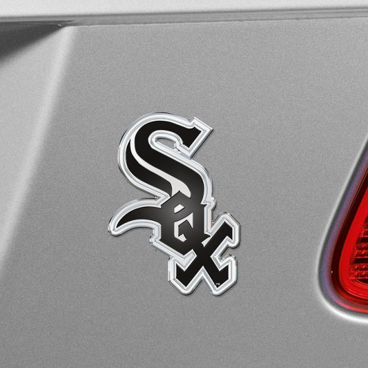 Chicago White Sox Heavy Duty Aluminum Embossed Color Emblem - Chicago White Sox