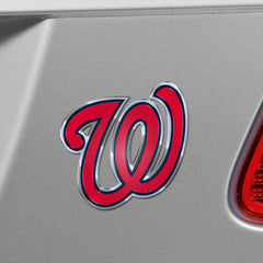 Washington Nationals Heavy Duty Aluminum Embossed Color Emblem