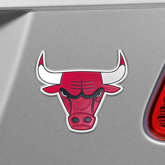 Chicago Bulls Heavy Duty Aluminum Embossed Color Emblem - Chicago Bulls