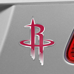 Houston Rockets Heavy Duty Aluminum Embossed Color Emblem - Houston Rockets