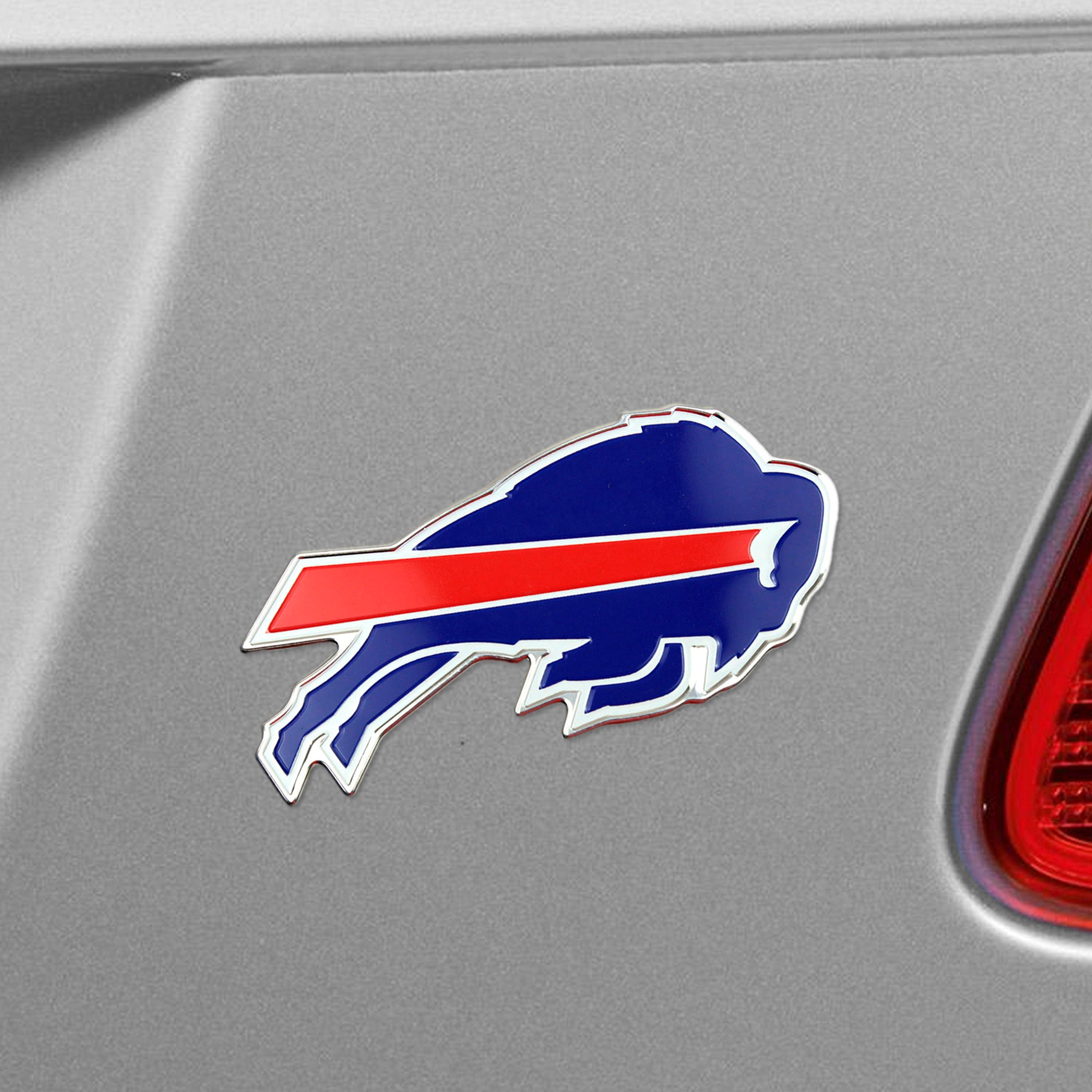 Buffalo Bills Heavy Duty Aluminum Embossed Color Emblem - Buffalo Bills