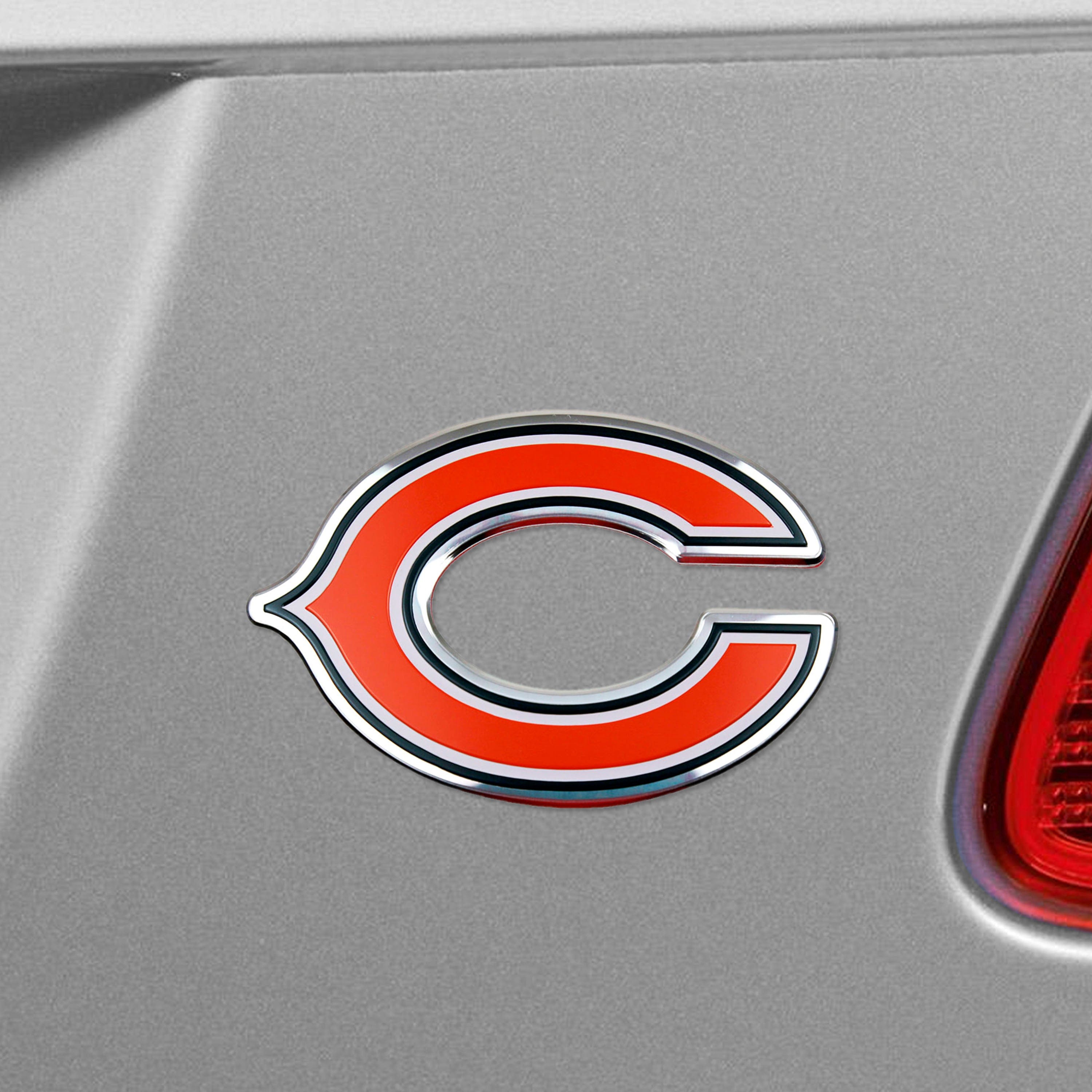 Chicago Bears Heavy Duty Aluminum Embossed Color Emblem - Chicago Bears