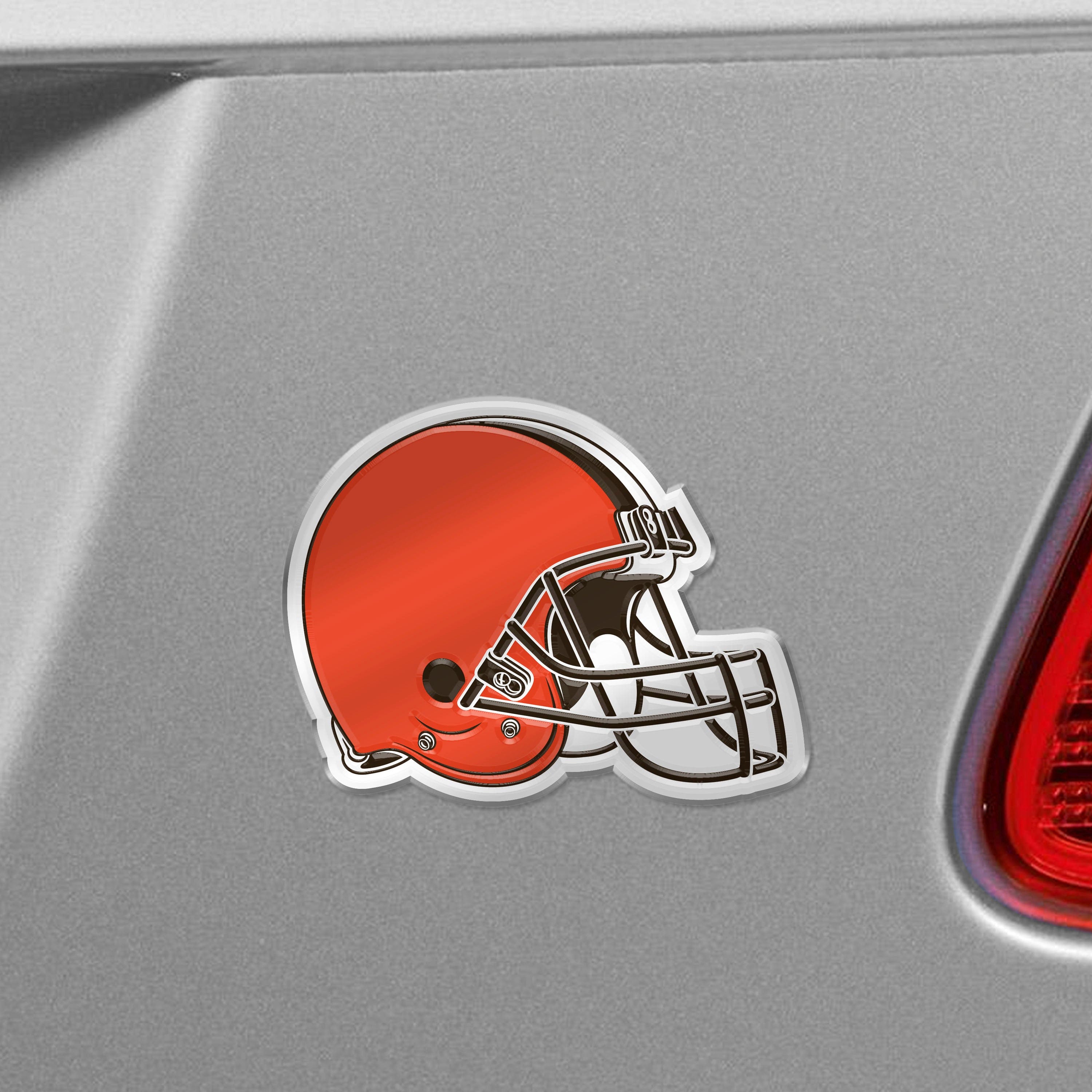 Cleveland Browns Heavy Duty Aluminum Embossed Color Emblem - Cleveland Browns