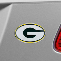 Green Bay Packers Heavy Duty Aluminum Embossed Color Emblem - Green Bay Packers