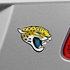 Jacksonville Jaguars Heavy Duty Aluminum Embossed Color Emblem - Jacksonville Jaguars