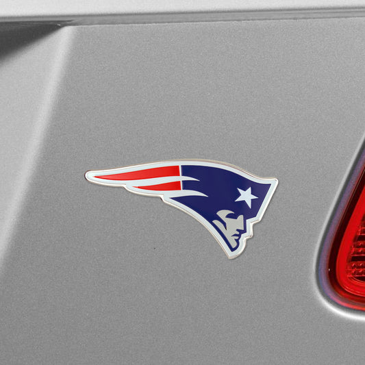 New England Patriots Heavy Duty Aluminum Embossed Color Emblem - New England Patriots