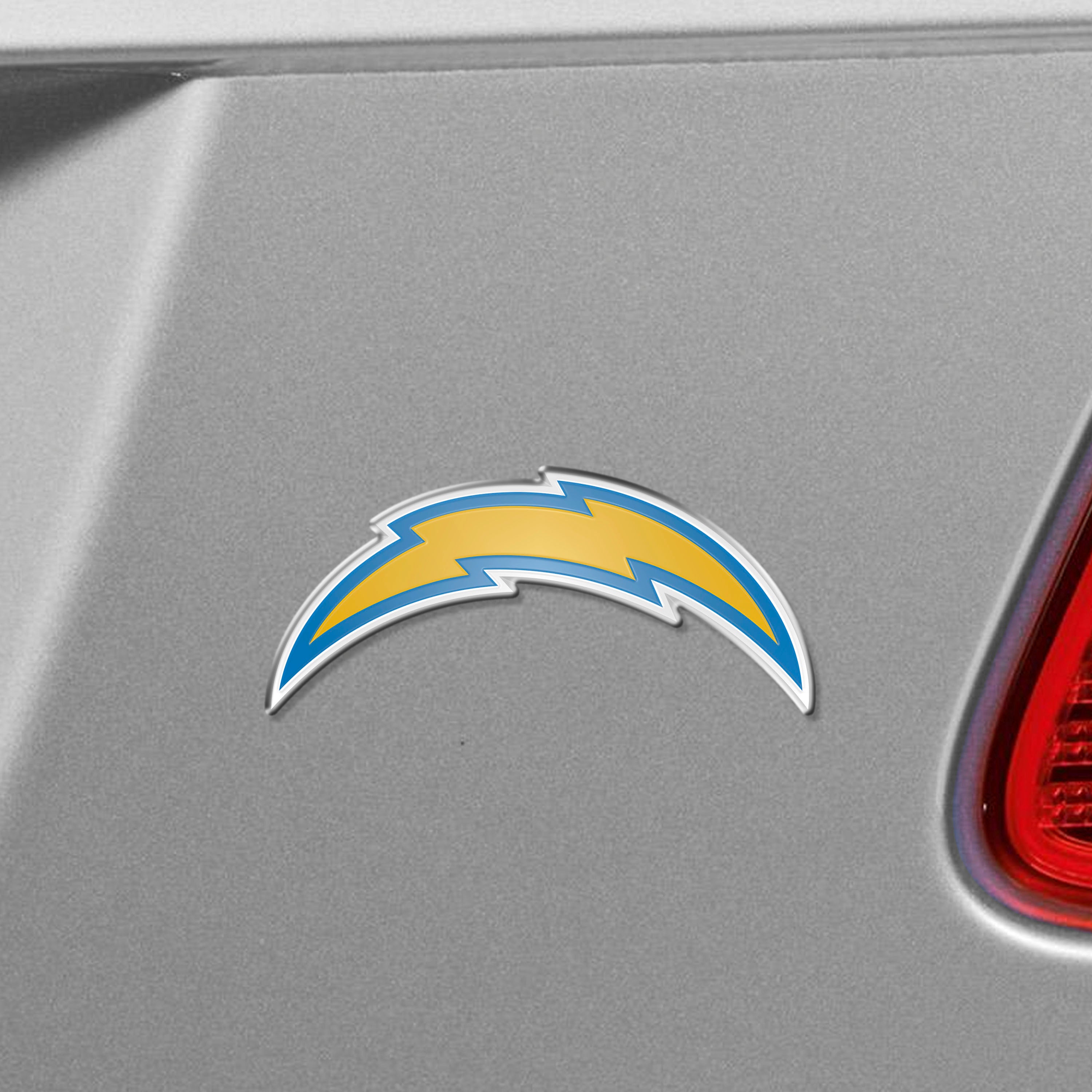 Los Angeles Chargers Heavy Duty Aluminum Embossed Color Emblem