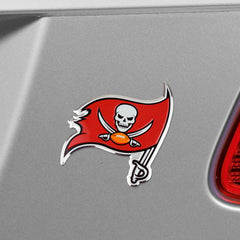 Tampa Bay Buccaneers Heavy Duty Aluminum Embossed Color Emblem