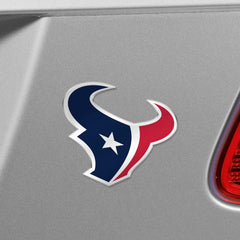 Houston Texans Heavy Duty Aluminum Embossed Color Emblem - Houston Texans