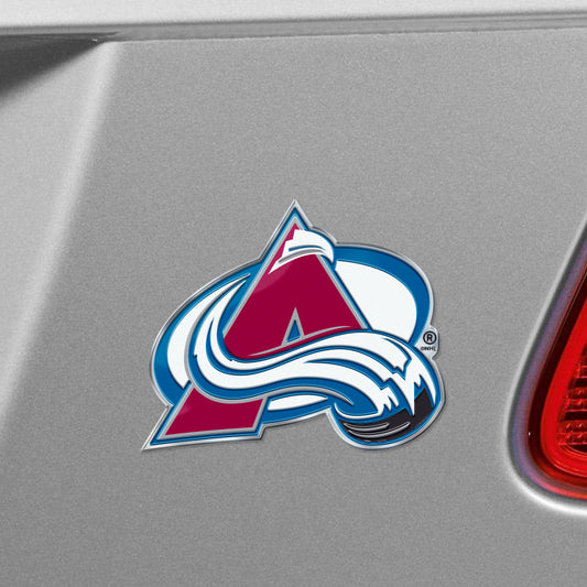 Colorado Avalanche Heavy Duty Aluminum Embossed Color Emblem - Colorado Avalanche