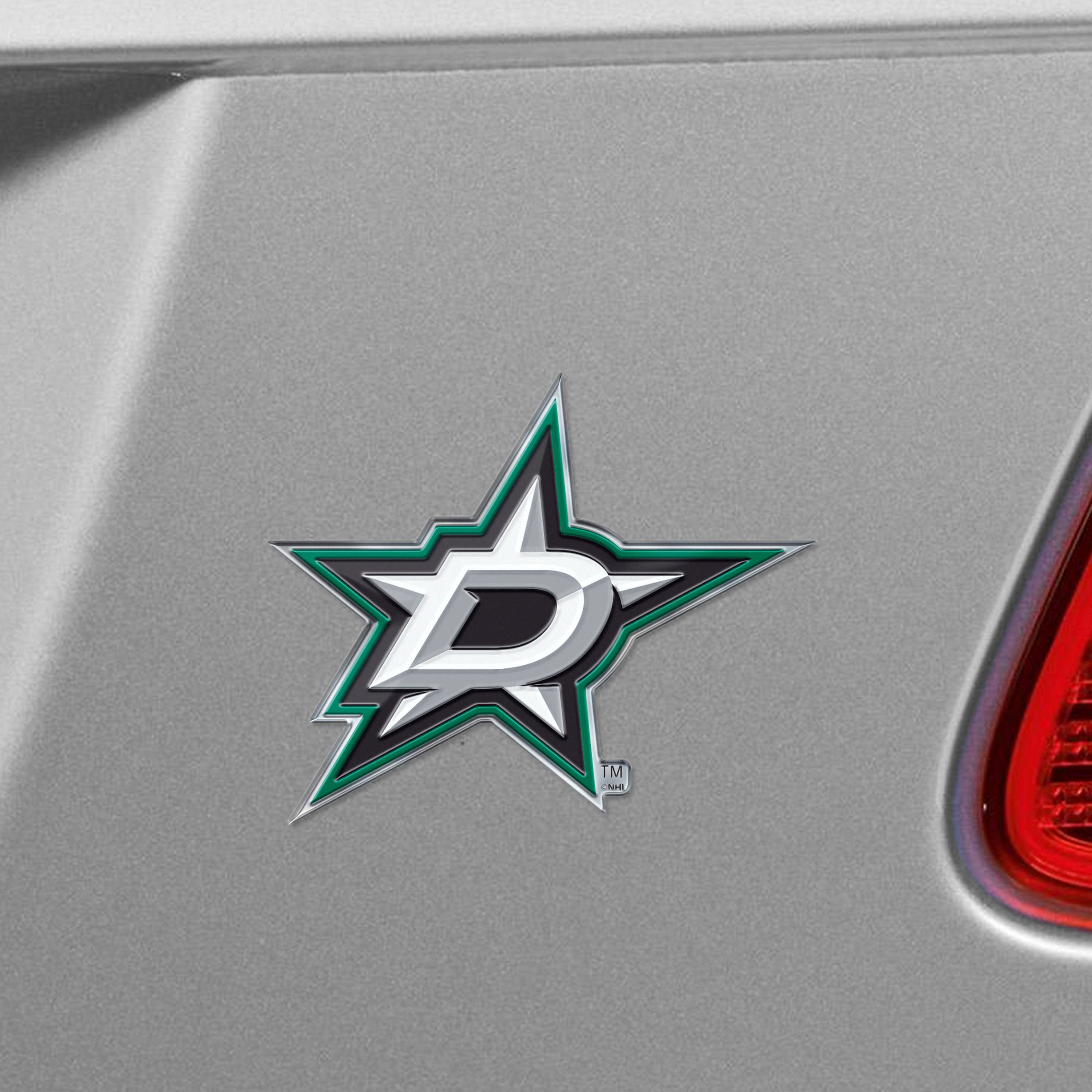 Dallas Stars Heavy Duty Aluminum Embossed Color Emblem