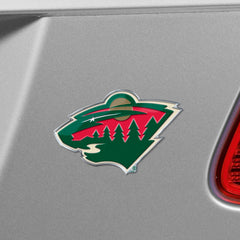 Minnesota Wild Heavy Duty Aluminum Embossed Color Emblem