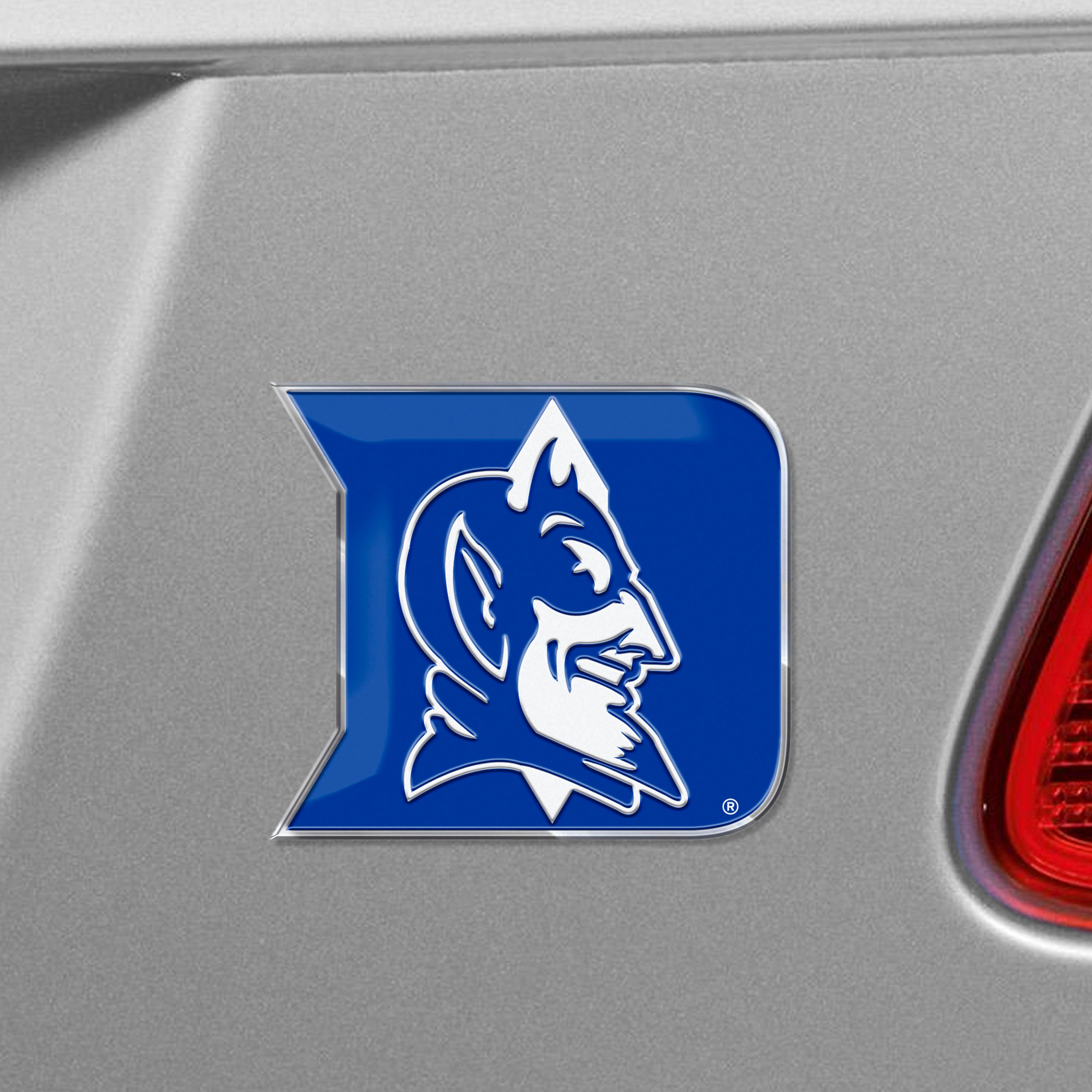 Duke Blue Devils Heavy Duty Aluminum Embossed Color Emblem