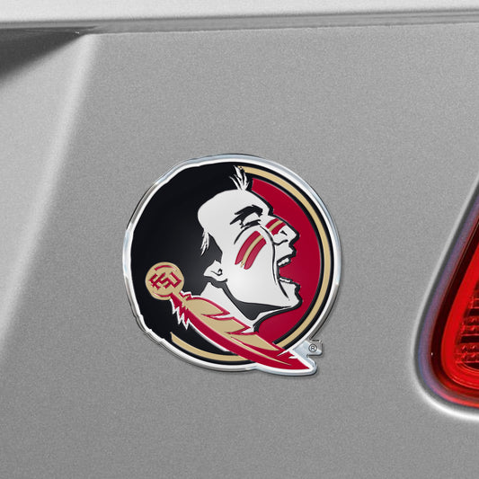 Florida State Seminoles Heavy Duty Aluminum Embossed Color Emblem