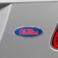 Ole Miss Rebels Heavy Duty Aluminum Embossed Color Emblem