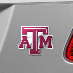 Texas A&M Aggies Heavy Duty Aluminum Embossed Color Emblem