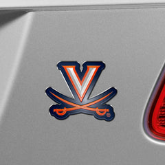 Virginia Cavaliers Heavy Duty Aluminum Embossed Color Emblem