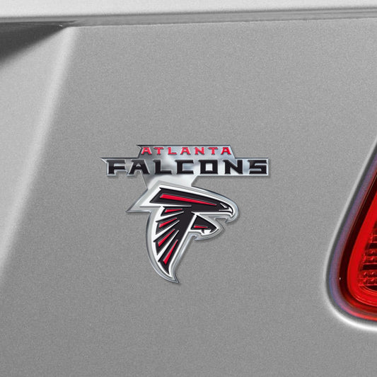 Atlanta Falcons Heavy Duty Aluminum Embossed Color Emblem - Alternate