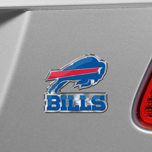 Buffalo Bills Heavy Duty Aluminum Embossed Color Emblem - Alternate - Buffalo Bills