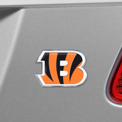 Cincinnati Bengals Heavy Duty Aluminum Embossed Color Emblem - Alternate - Cincinnati Bengals