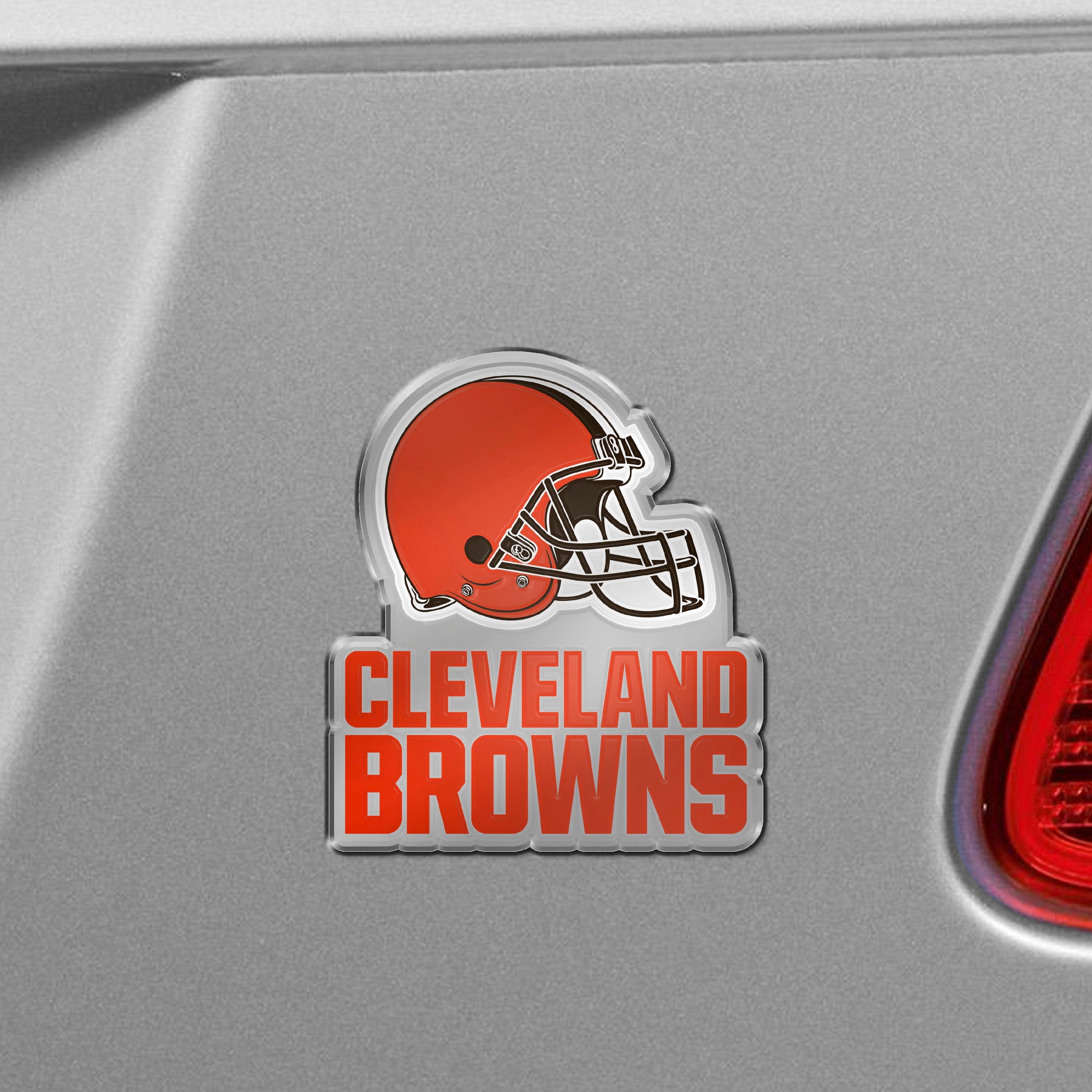 Cleveland Browns Heavy Duty Aluminum Embossed Color Emblem - Alternate - Cleveland Browns