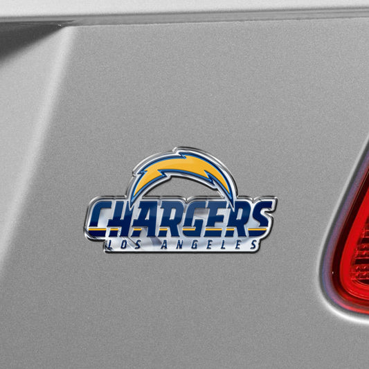 Los Angeles Chargers Heavy Duty Aluminum Embossed Color Emblem - Alternate