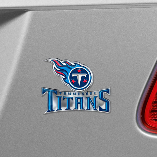 Tennessee Titans Heavy Duty Aluminum Embossed Color Emblem - Alternate