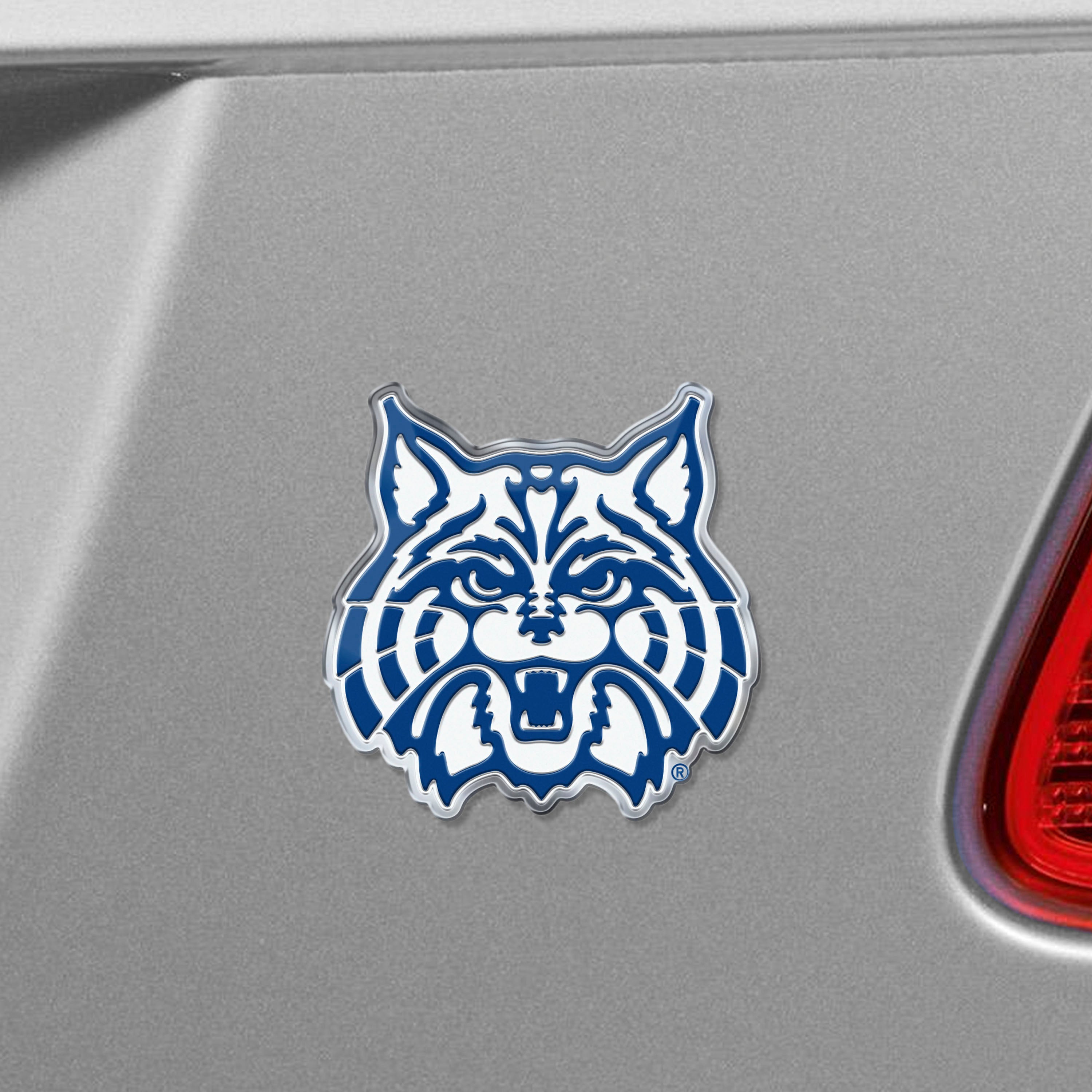 Arizona Wildcats Heavy Duty Aluminum Embossed Color Emblem - Alternate