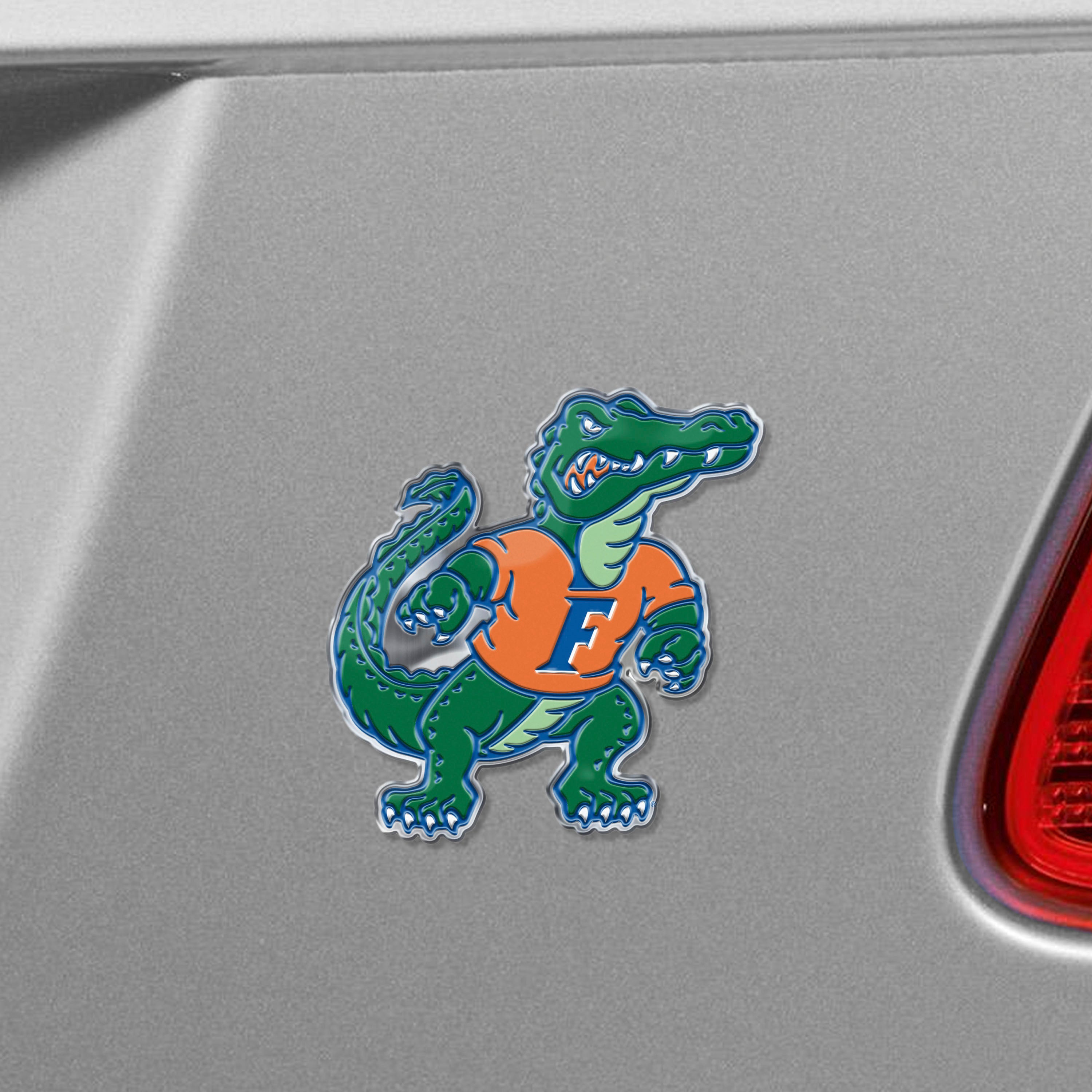 Florida Gators Heavy Duty Aluminum Embossed Color Emblem - Alternate