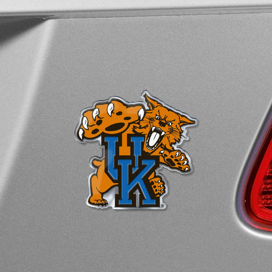 Kentucky Wildcats Heavy Duty Aluminum Embossed Color Emblem - Alternate