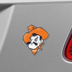 Oklahoma State Cowboys Heavy Duty Aluminum Embossed Color Emblem - Alternate - Oklahoma State