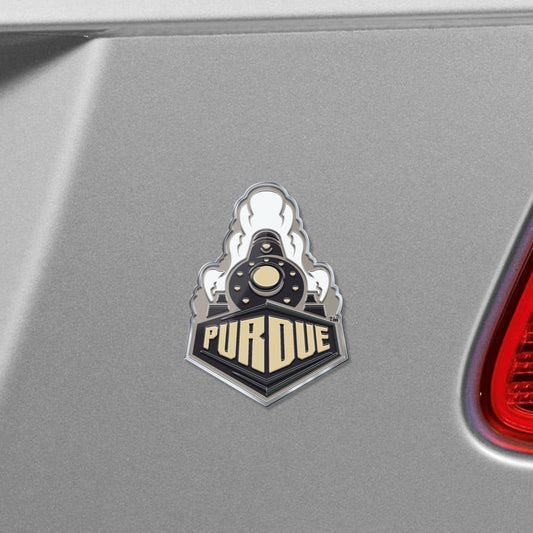 Purdue Boilermakers Heavy Duty Aluminum Embossed Color Emblem - Alternate