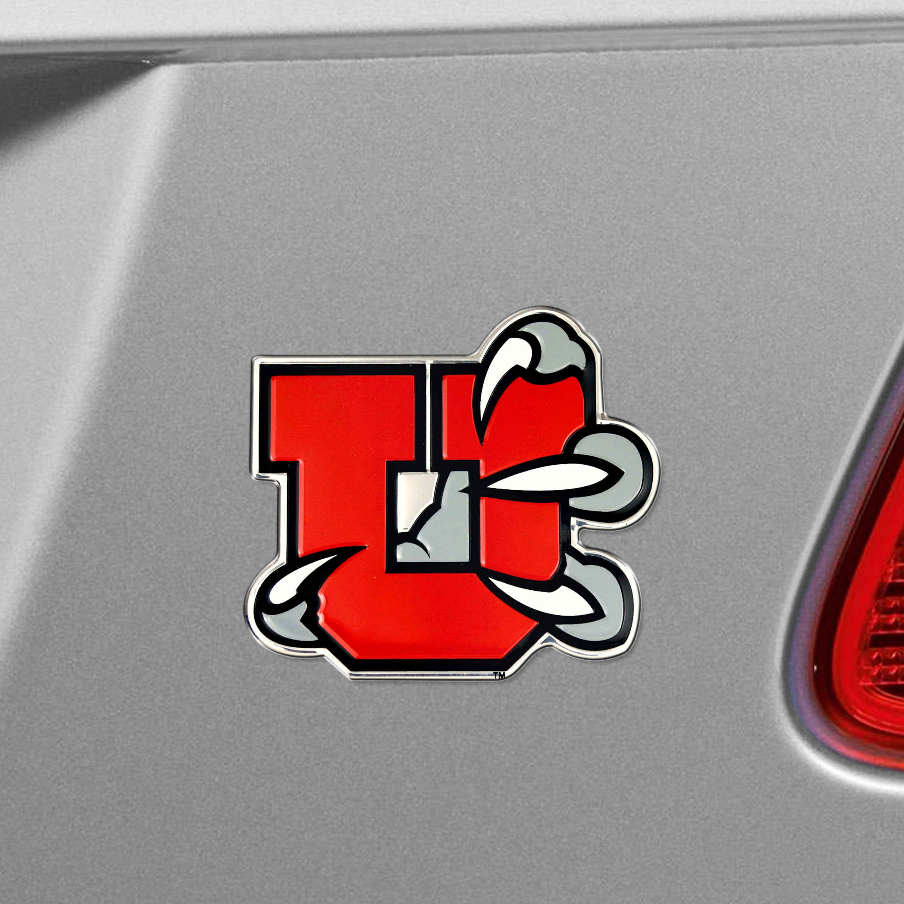 Utah Utes Heavy Duty Aluminum Embossed Color Emblem - Alternate