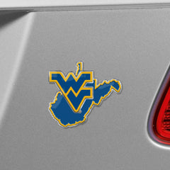 West Virginia Mountaineers Heavy Duty Aluminum Embossed Color Emblem - Alternate