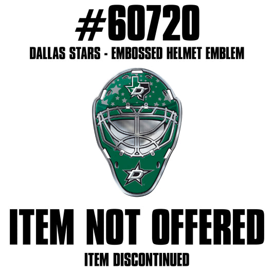 Dallas Stars Heavy Duty Aluminium Helmet Emblem - Dallas Stars