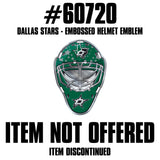 Dallas Stars Heavy Duty Aluminium Helmet Emblem