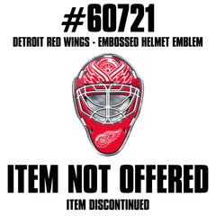 Detroit Red Wings Heavy Duty Aluminium Helmet Emblem