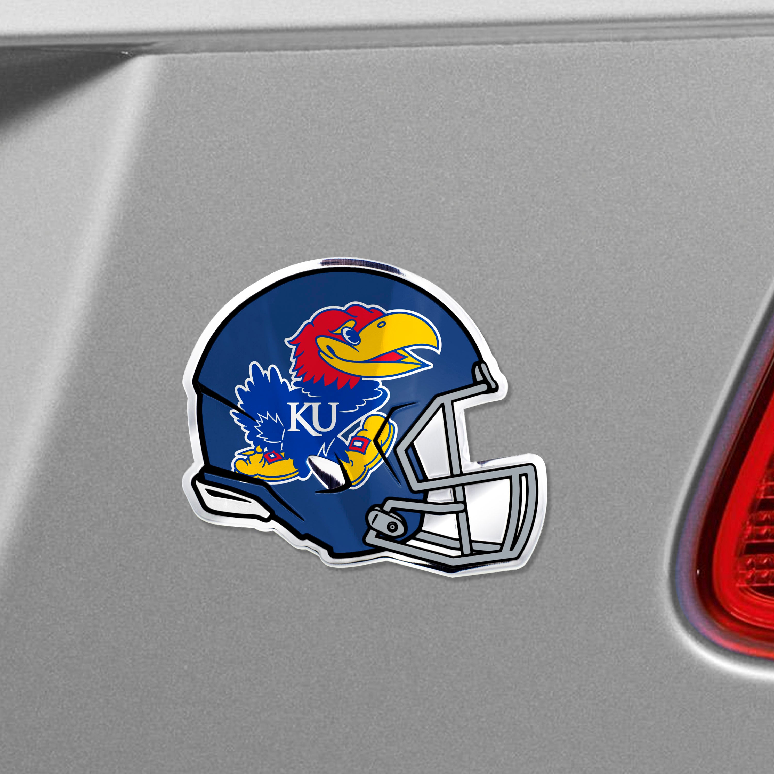 Kansas Jayhawks Heavy Duty Aluminium Helmet Emblem