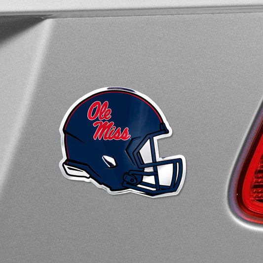 Ole Miss Rebels Heavy Duty Aluminium Helmet Emblem - Ole Miss