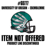 Oregon Ducks Heavy Duty Aluminium Helmet Emblem