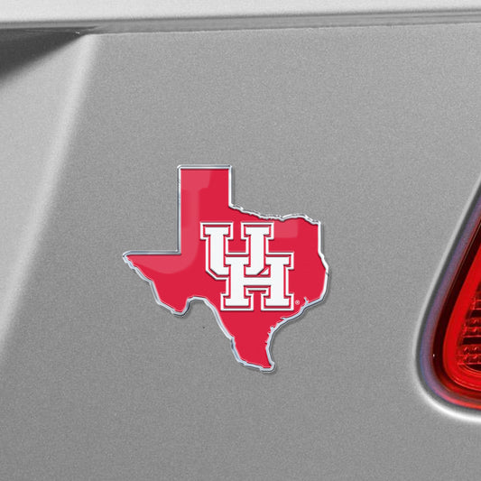 Houston Cougars Team State Aluminum Embossed Emblem